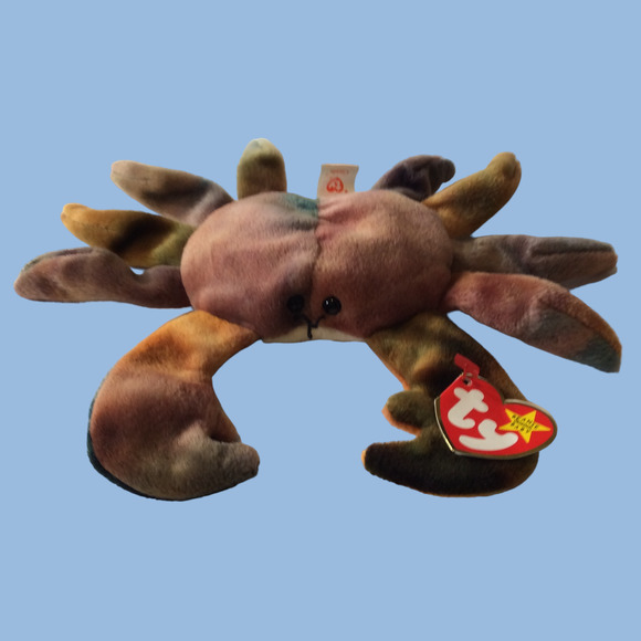 1996 Claude Crab Ty Beanie Baby Vintage NWT Retired - Picture 1 of 6